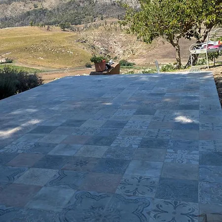 Helimos With Segesta Temple View Near Castellammare Del Golfo